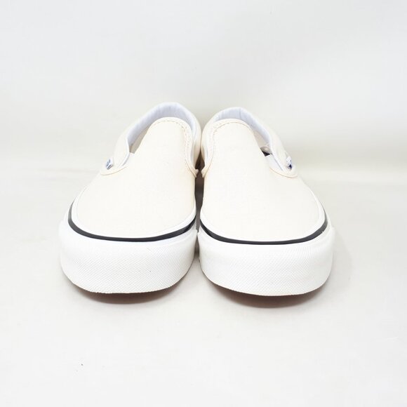 Vans Classic Slip On 98 DX OG All White Skate Shoe Sneaker Mens 6 / Womens 7.5 - Picture 7 of 12